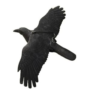 Lokvogel vliegende Kraai Geflockt -0