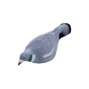 Lokvogel duif stapelbaar incl. pin 41cm geflockt 12stuks-0
