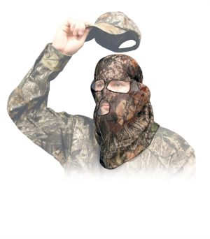 Primos Ninja™ gaas gezicht masker full-kap - Mossy Oak®-0
