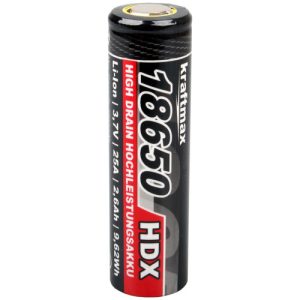 Krachtige 18650 HDX LI-ION oplaadbare batterij 3.7Volt-0