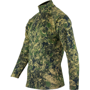 Camouflage shirt Lange mouw met Rits D Hide-0